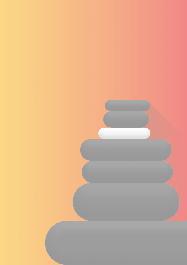 Lagom Massage treatment graphics